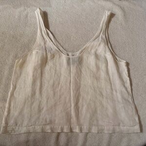 Reformation Women's Linen Tank Top
